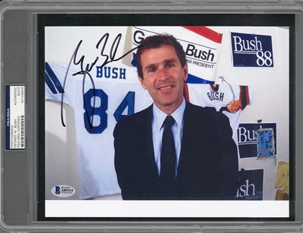 George W. Bush Signed 8x10 Photograph (PSA/DNA & Beckett)